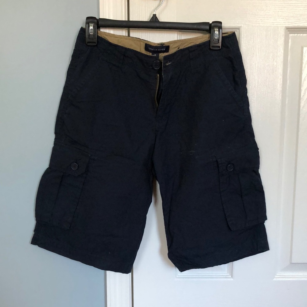 Tommy Hilfiger - Boy’s Cargo Shorts Navy Blue - Size 16